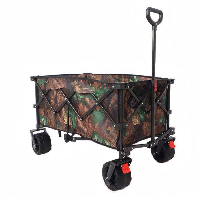 Outdoor Wagon Garden Collapsible Foldable Beach Utility Heavy Duty Wagon for Sand Surface