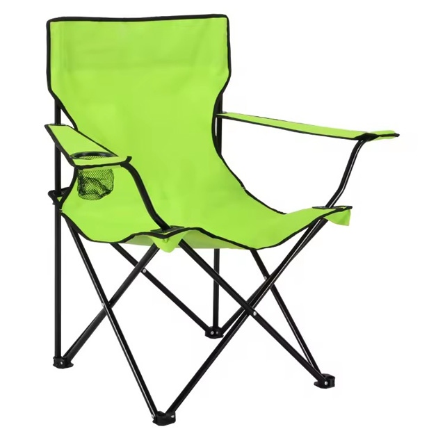 Camping Chair Outdoor EN581-2 Foldable Chair Metal Frame for Camping, Tailgates, Beach, and Sports Factory Directly Sales